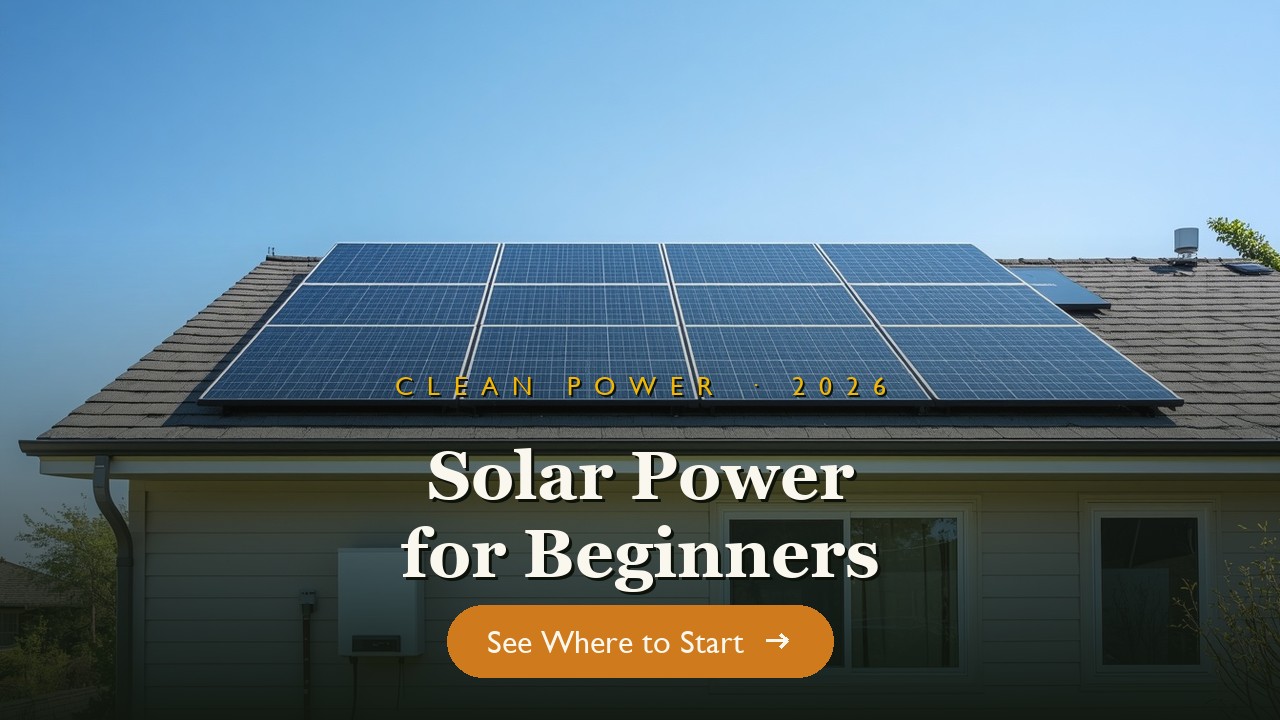 Solar panels on a suburban home roof against a blue sky